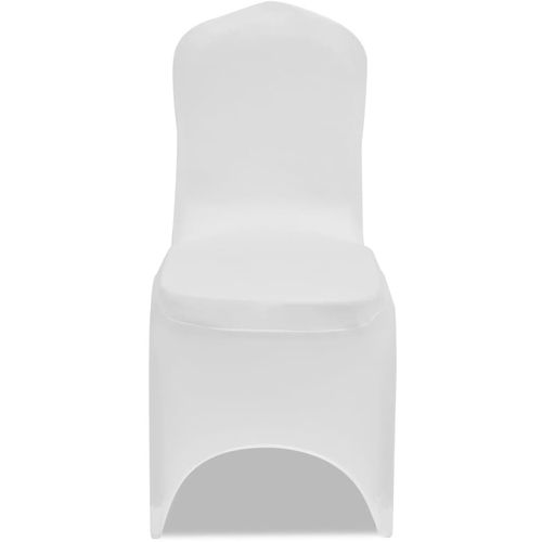 Navlake za stolice rastezljive bijele 30 kom slika 10