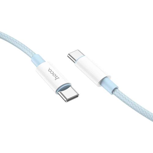 HOCO - podatkovni kabel (X68 True Color) - USB Type-C na USB Type-C 100W 3A, 200 cm - plavi slika 1
