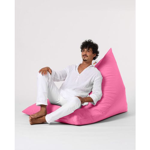 Atelier Del Sofa Pyramid Big Bed Pouf - Pink Pink Garden Bean Bag slika 11