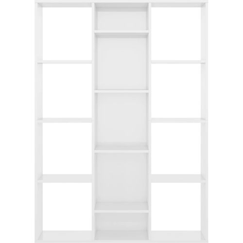 Sobna pregrada / ormarić sjajni bijeli 100x24x140 cm od iverice slika 52
