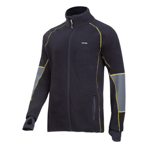Muška jakna od flisa crna XL L4015004