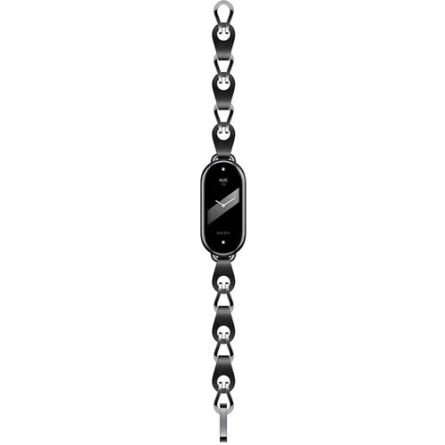 Xiaomi Mi Smart Band 8 Chain Strap Black zamenska narukvica slika 4