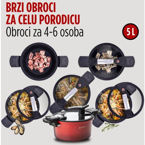 Express lonac as pametnim poklopcem Rosmarino 5l - 24cm slika 6