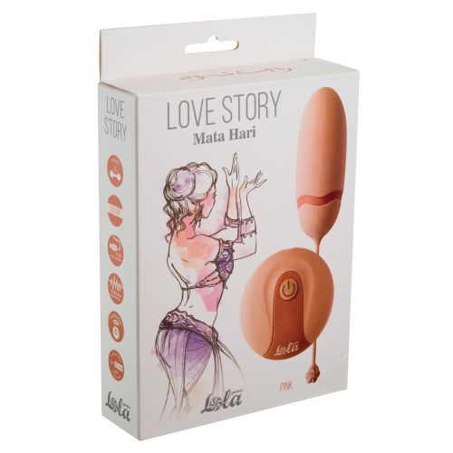 Vibro jaje Lola games With Remote Control Love Story Mata Hari Pink slika 1