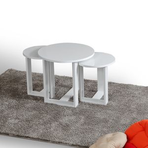 Nesting Table Mira - Bijela (3 komada)