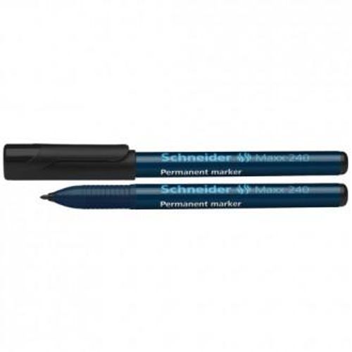 Flomaster Schneider, permanent marker, Maxx 240, 1-2 mm, crni slika 1