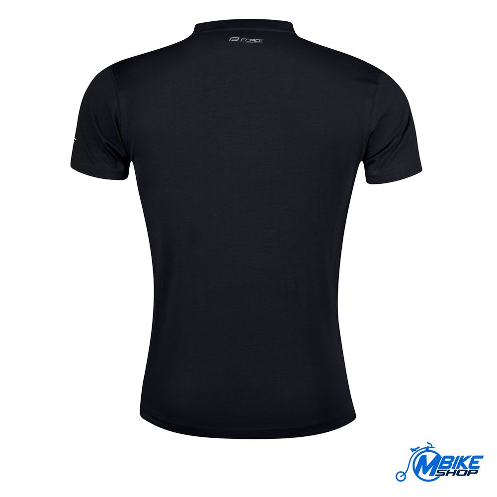 Force Majica kratkih rukava za biciklizam Bike Black M slika 2