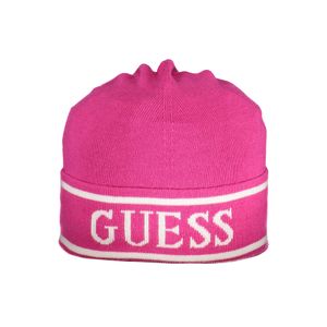 GUESS JEANS PINK WOMEN'S BEANIE