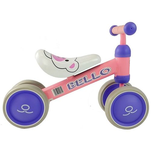 Dječji bicikl na 4 kotača Bello rozo/ljubičasti slika 4