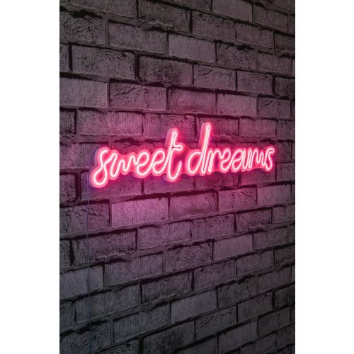 Wallity Ukrasna plastična LED rasvjeta, Sweet Dreams - Pink slika 1