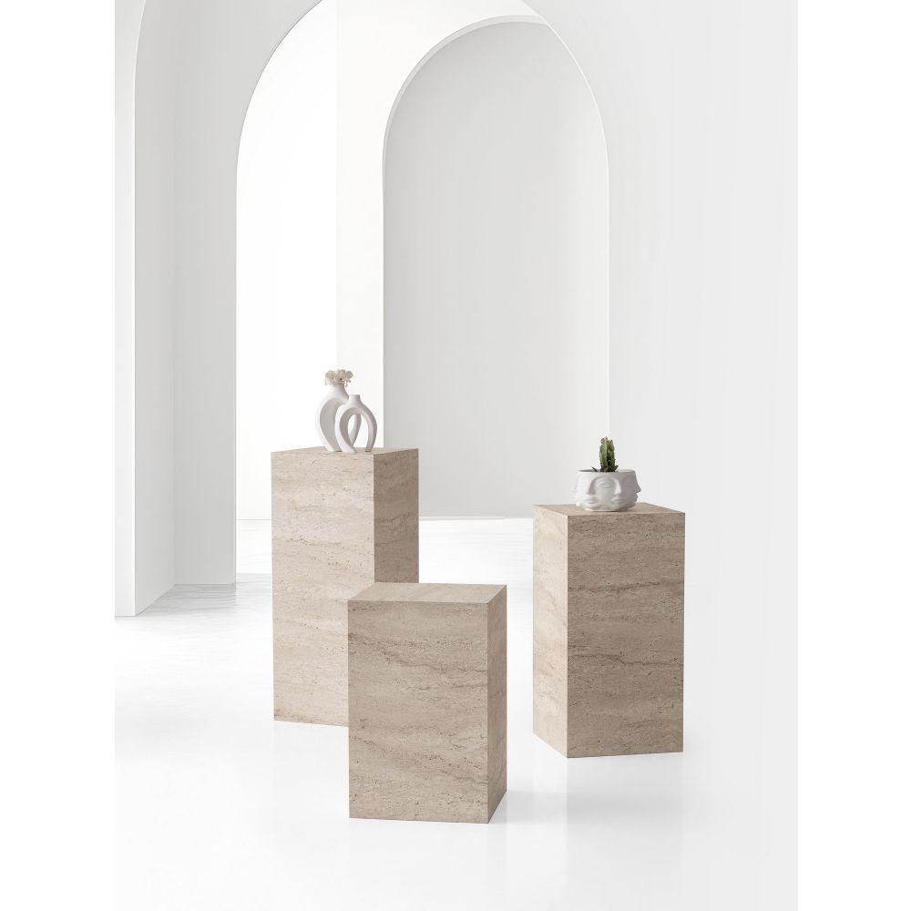 L.Çiçeklik - 9540 Travertine Cvijetni Stalak slika 1