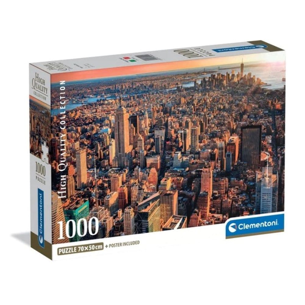 Clementoni CL39944 Puzzle New York City, 1000kom slika 1