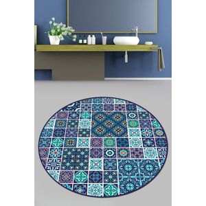 Carres Bleus (160 cm) Multicolor Bathmat