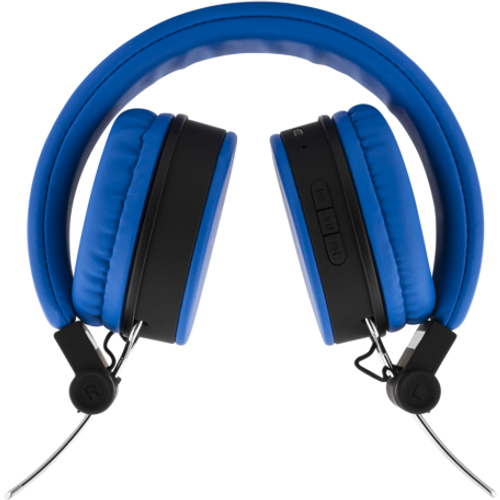 STREETZ Slušalice BT200 Naglavne Sklopive Bluetooth, 3.5 mm utor, PLAVE slika 8