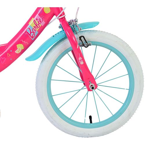 Dječji bicikl Barbie 16" s dvije ručne kočnice roza slika 4