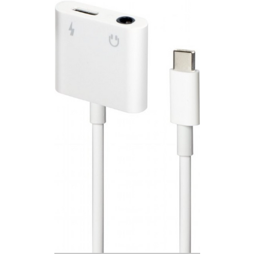 A-CM-3.5FP-01 Gembird USB type-C plug to stereo 3.5 mm audio adapter cable, with extra power socket slika 3