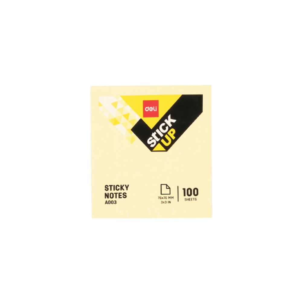 STIKERI DELI BLOK 76x76mm ŽUTI EA00353 slika 1
