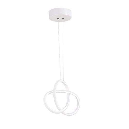 Aurigae White-White Light White Chandelier slika 5