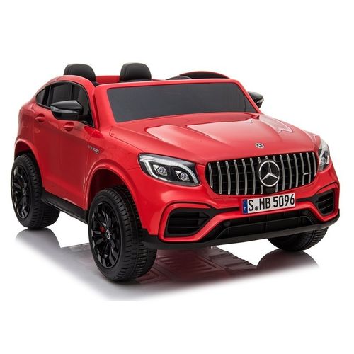 Licencirani auto na akumulator Mercedes GLC 63S QLS 4x4 - dvosjed - crveni/lakirani slika 1