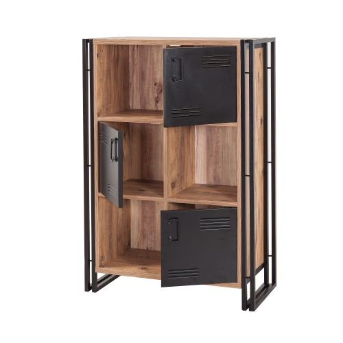 Cosmo Neva Atlantic PineBlack Bookshelf slika 7