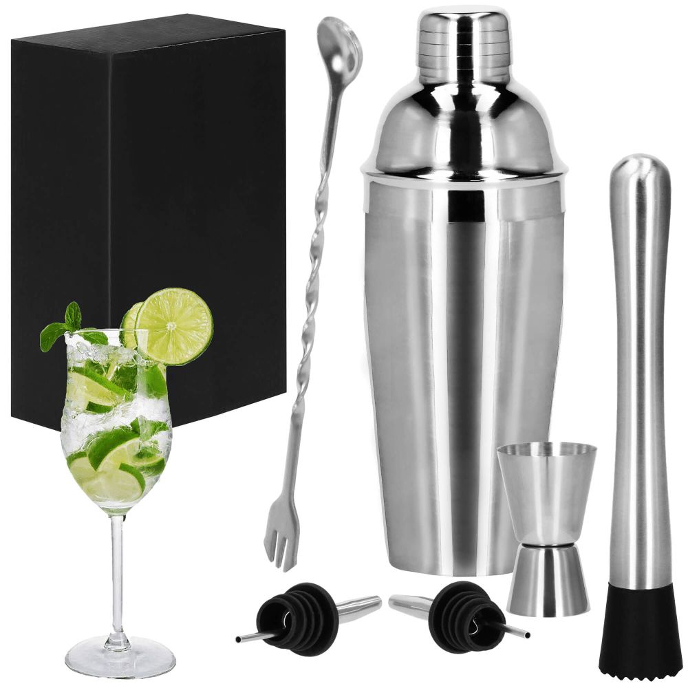 Set za pripremu pića za barmene shaker 750 ml 6 komada slika 8
