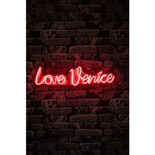 Wallity Zidna LED dekoracija, Love Venice - Red slika 4