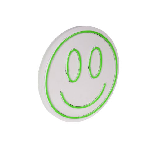 Wallity Ukrasna plastična LED rasvjeta, Smiley - Green slika 12