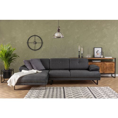 Atelier Del Sofa Kutna garnitura, Antracit, Mustang Small Left - Anthracite slika 1