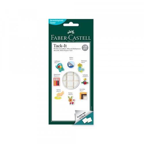 Kreativna traka Faber Castell bela 75gr 1/120 187093 slika 1