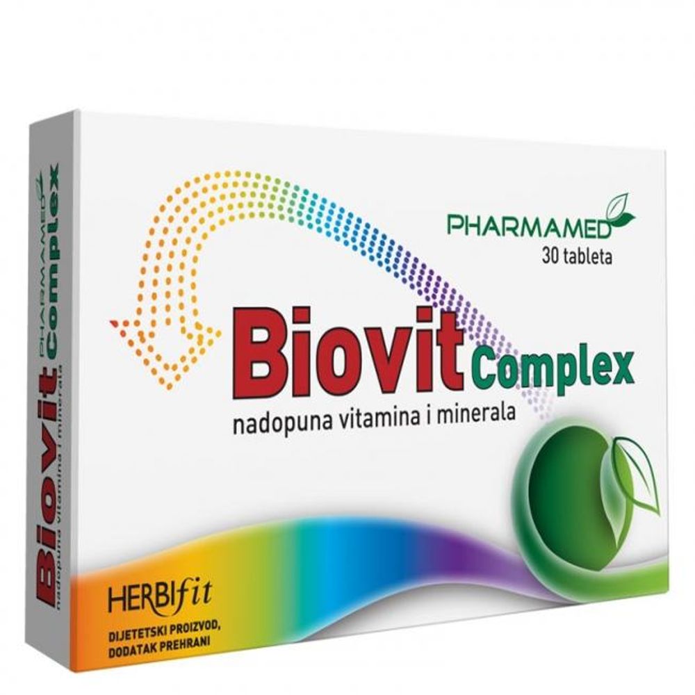BIOVIT COMPLEX TBL A30 PHARMAMED slika 1