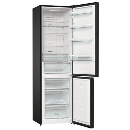 Gorenje NRK620EABXL4 Kombinovani frižider, NoFrost Plus, Visina 200 cm, Širina 60 cm, Crna boja slika 1