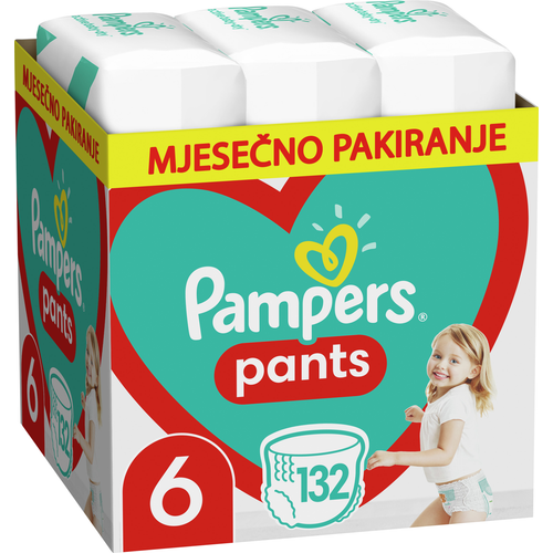 Pampers Pants pelene gaćice mjesečno pakovanje slika 3