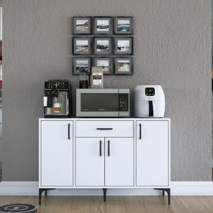 JE136 - 3144 White Multi Purpose Cabinet