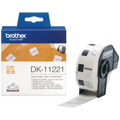 BROTHER DK11221 SQUARE LABEL 23X23MM slika 1