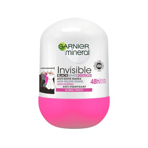 Garnier Mineral Invisible Black White Colors Floral Touch dezodorans roll-on 50ml slika 1