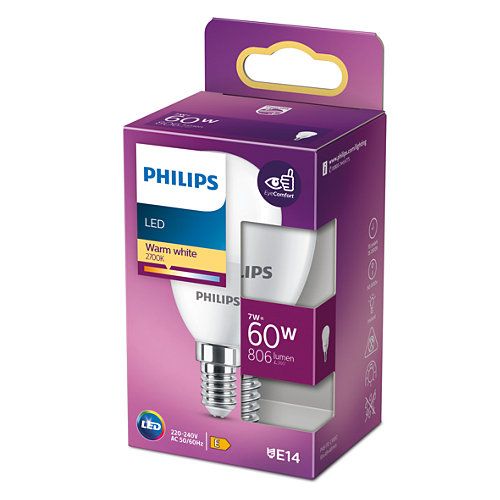 Philips led sijalica 60w p48 e14 ww, 929002978955, slika 2