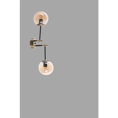 Dolunay 2 Li Eskitme Bal Camlı Avize Copper Chandelier slika 1