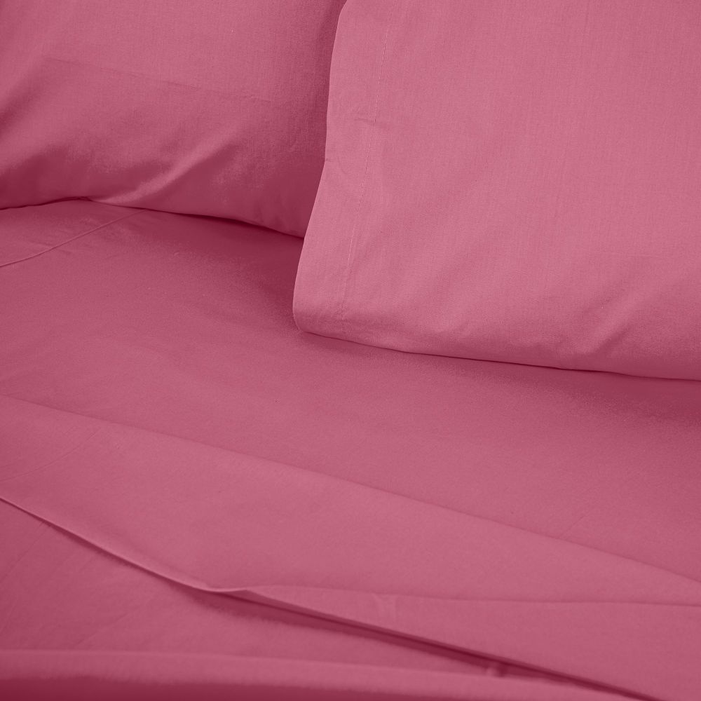 Ranforce king fitted sheet (FR) (IT) (ES) (DE) Tonne Rosse - 32, colour: dusty rose slika 3