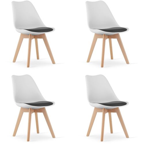 Set od 4 bijele stolice  slika 1