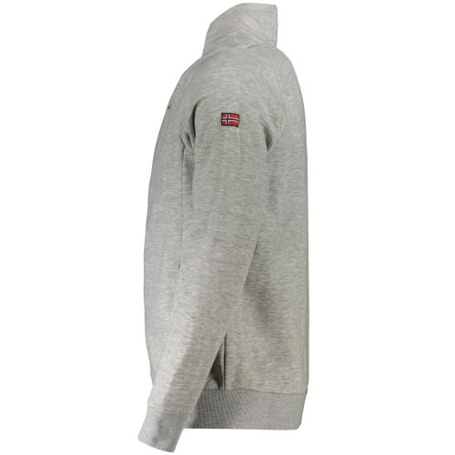 NORWAY 1963 MEN'S ZIP-UP SWEATSHIRT GREY slika 3