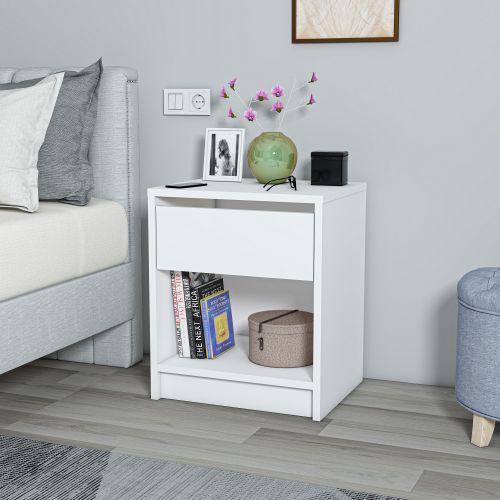 Cedrus - White White Nightstand slika 1