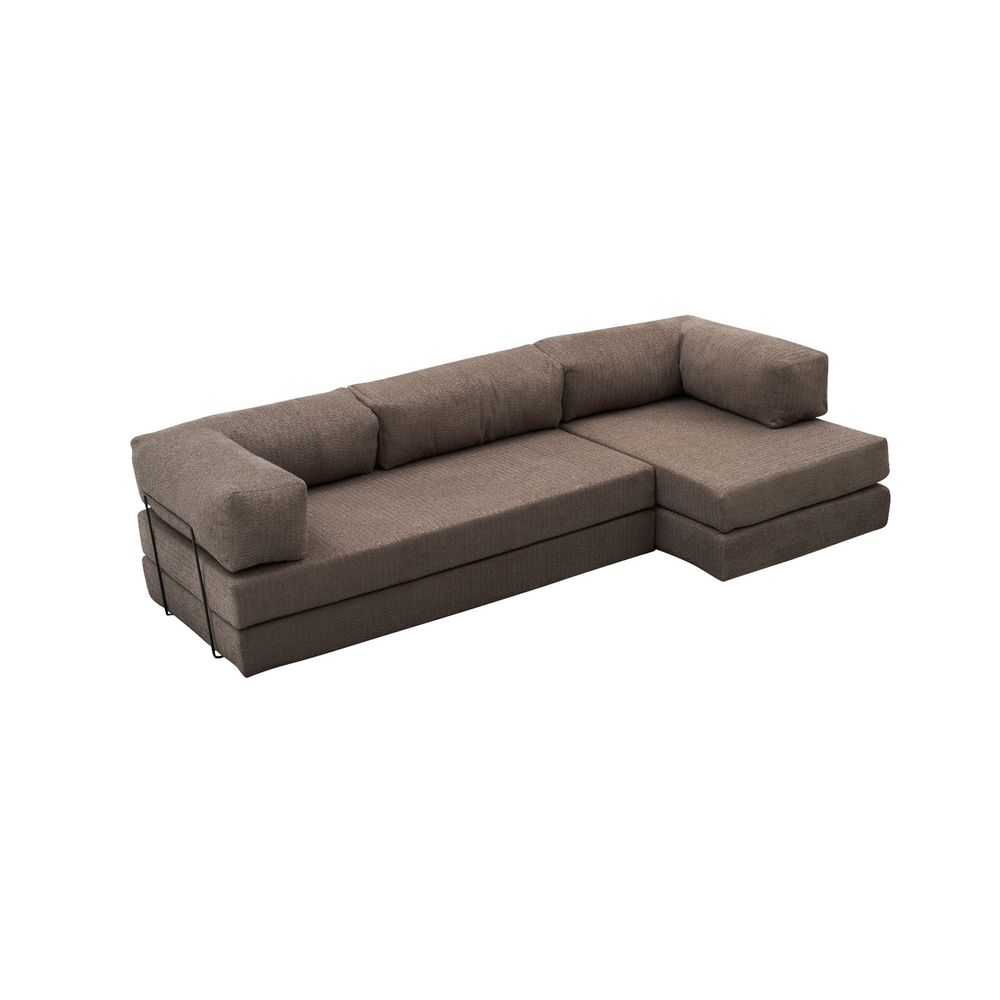 Udobna - Siva Ugaona Sofa slika 10