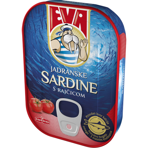 Eva Jadranske sardine s rajčicom, 100g slika 1