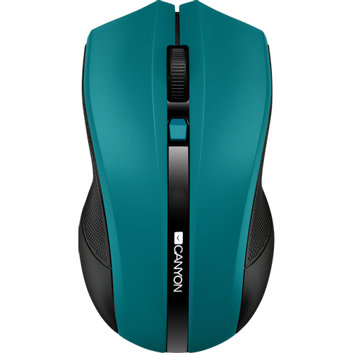 CANYON MW-5 2.4GHz wireless Optical Mouse with 4 buttons, DPI 800/1200/1600, Green, 122*69*40mm, 0.067kg slika 1