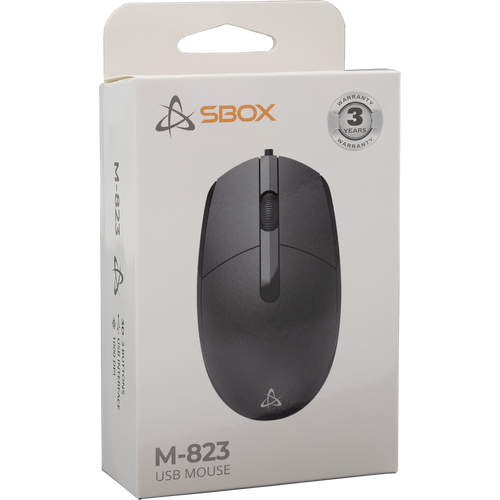Sbox miš M-823 Crni slika 5