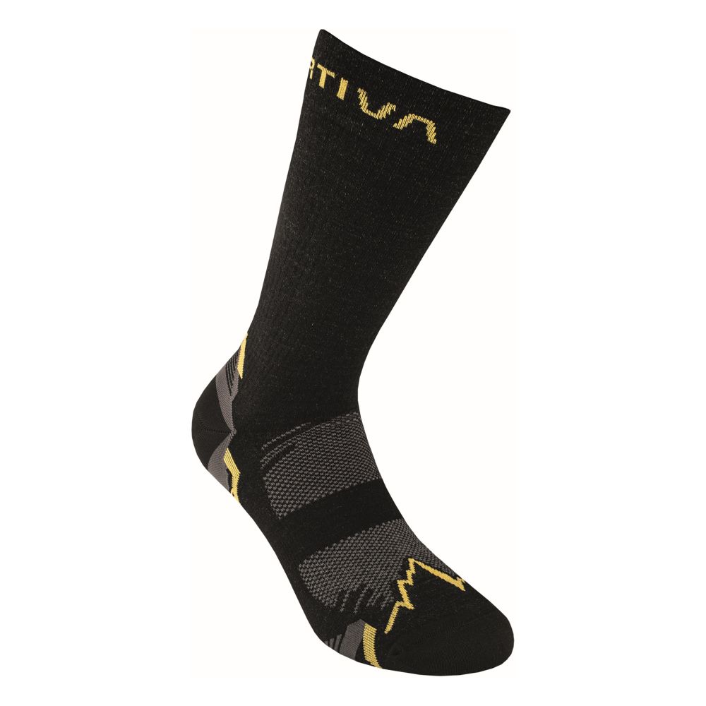 La Sportiva Čarape Hiking, Black/Yellow slika 1