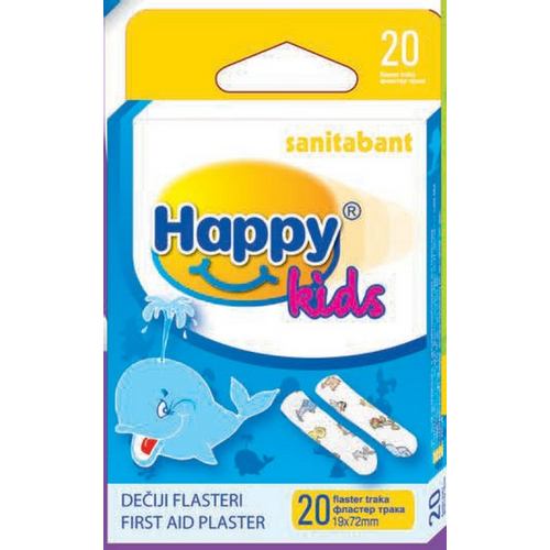 Happy kids strips flaster, 20kom slika 1