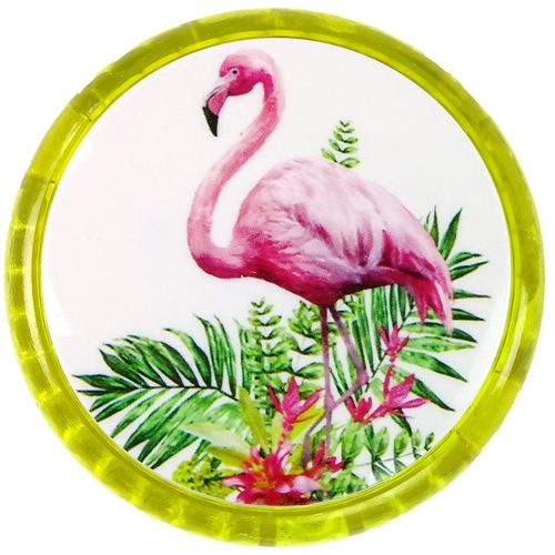 Yoyo žuti s flamingom slika 2