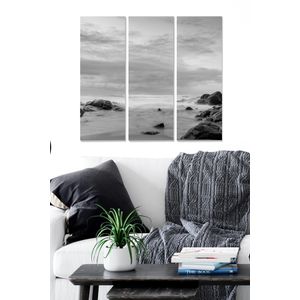 Dekorativna Slika od MDF-a u Više Boja (Set od 3 Komada) - MDF1031262