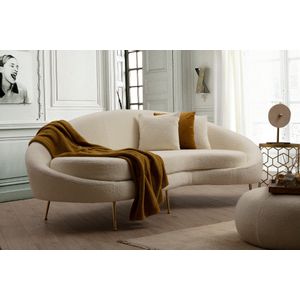 Atelier Del Sofa Trosjed, Krem, Eses - Cream Bouclett